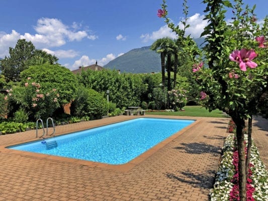 HolAp - Ferienwohnungen, Ferienhäuser im Tessin, Ascona, Locarno, Minusio, Orselina, Brione S.Minusio, Valle Maggia, Valle Verzasca, Gambarogno - H6612-334_piscina