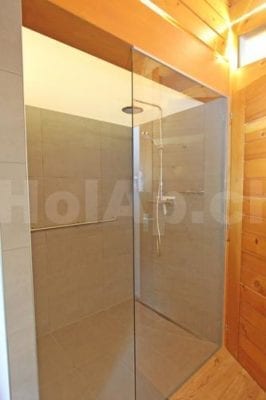 HolAp - Ferienwohnungen, Ferienhäuser im Tessin, Ascona, Locarno, Minusio, Orselina, Brione S.Minusio, Valle Maggia, Valle Verzasca, Gambarogno -  - H6645-404_docciaRustico
